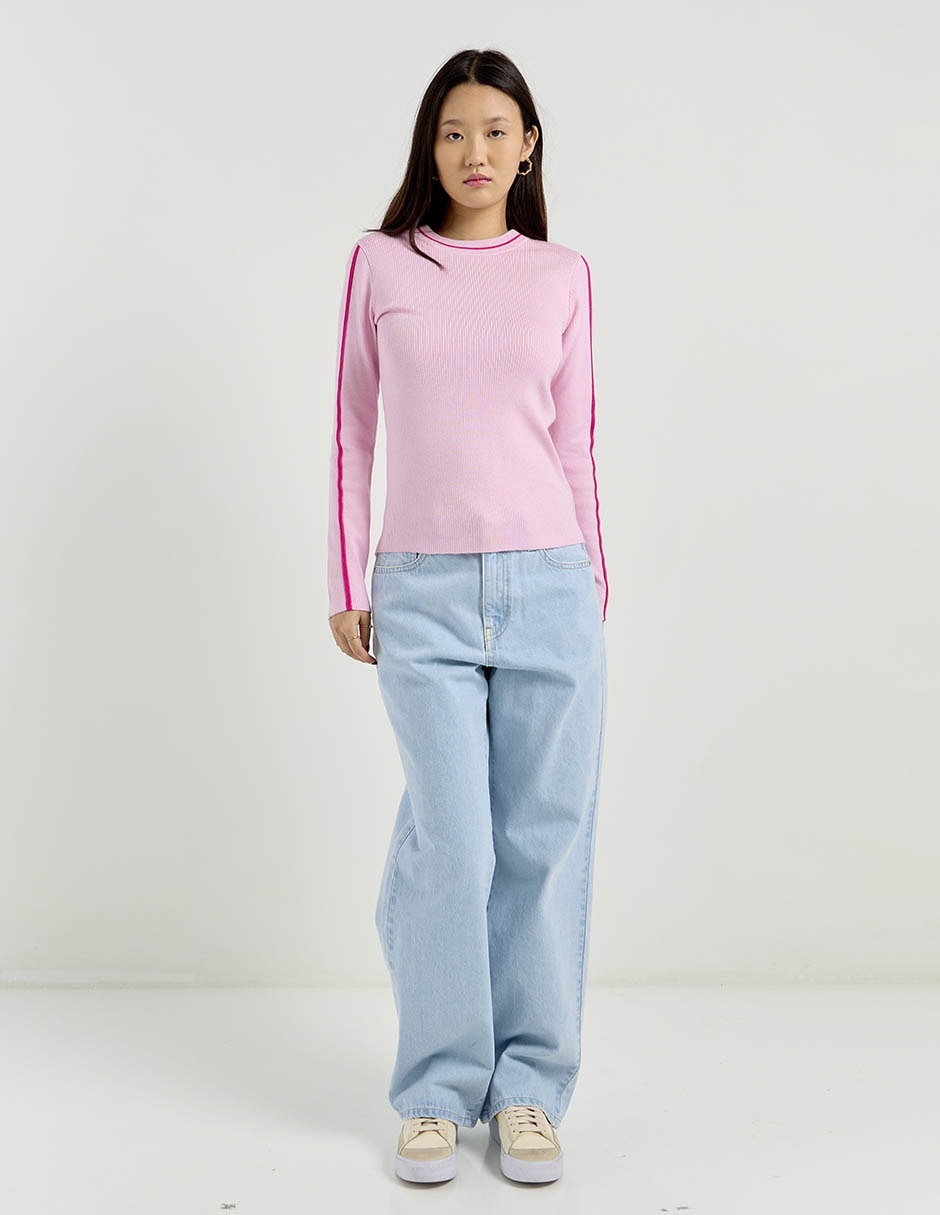 Jeans relaxed baggy para mujer 3