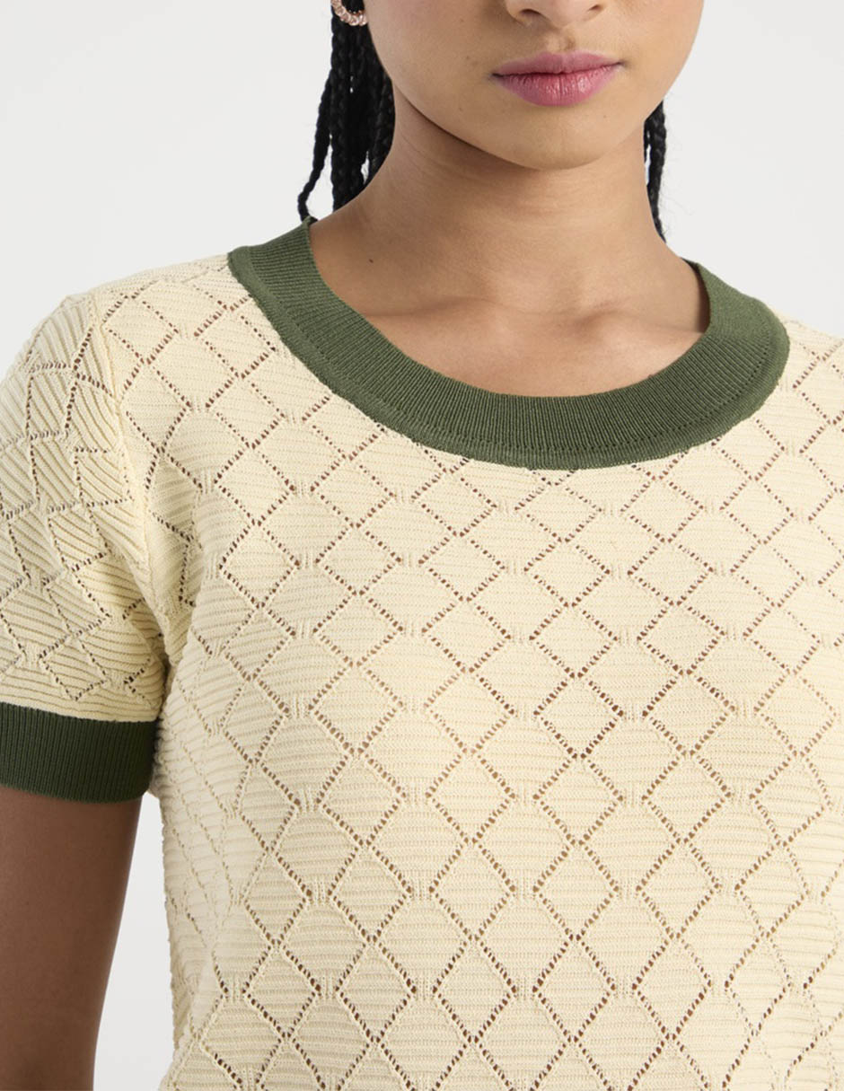 Blusa manga corta para mujer 4