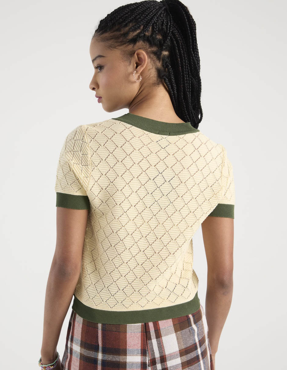 Blusa manga corta para mujer 6