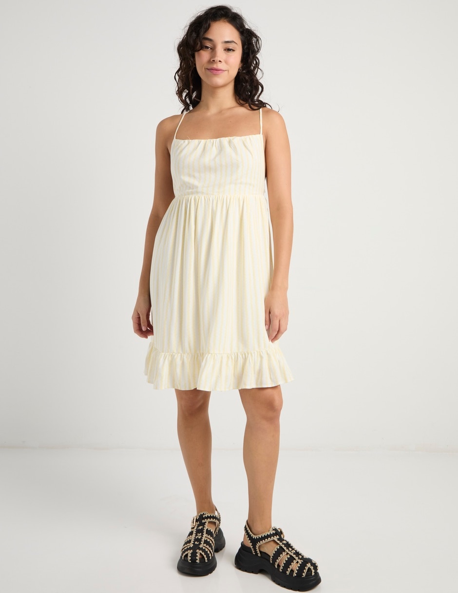 Vestido arriba de la rodilla casual para mujer 2