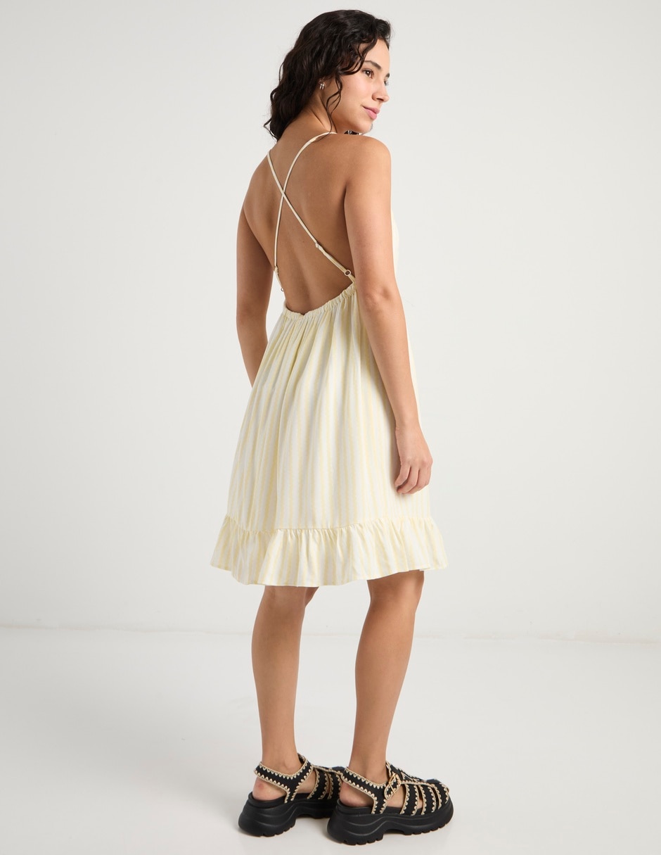 Vestido arriba de la rodilla casual para mujer 7