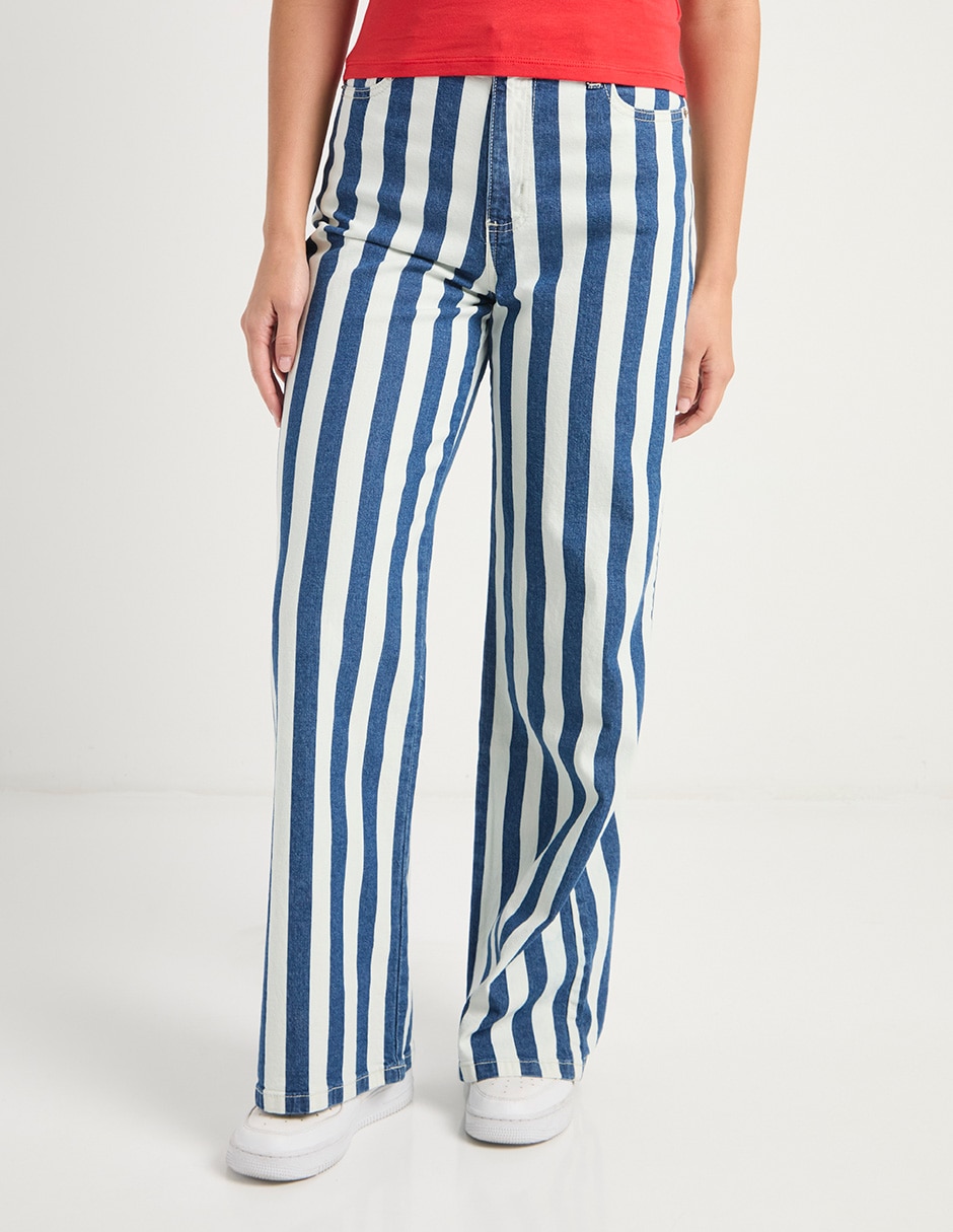 Pantalón relaxed wide leg para mujer Pantalón relaxed wide leg para mujer