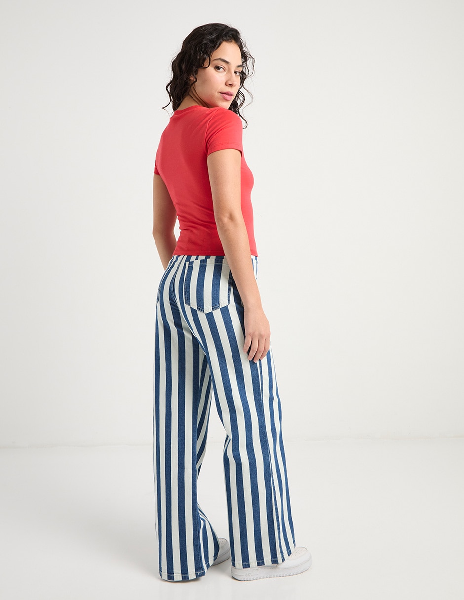 Pantalón relaxed wide leg para mujer 6