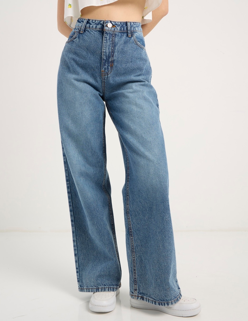 Jeans flare cintura para mujer Jeans flare cintura para mujer