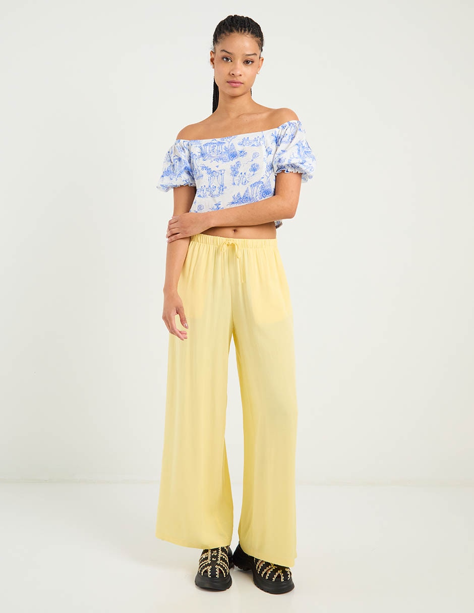 Pantalón relaxed amplio para mujer 2