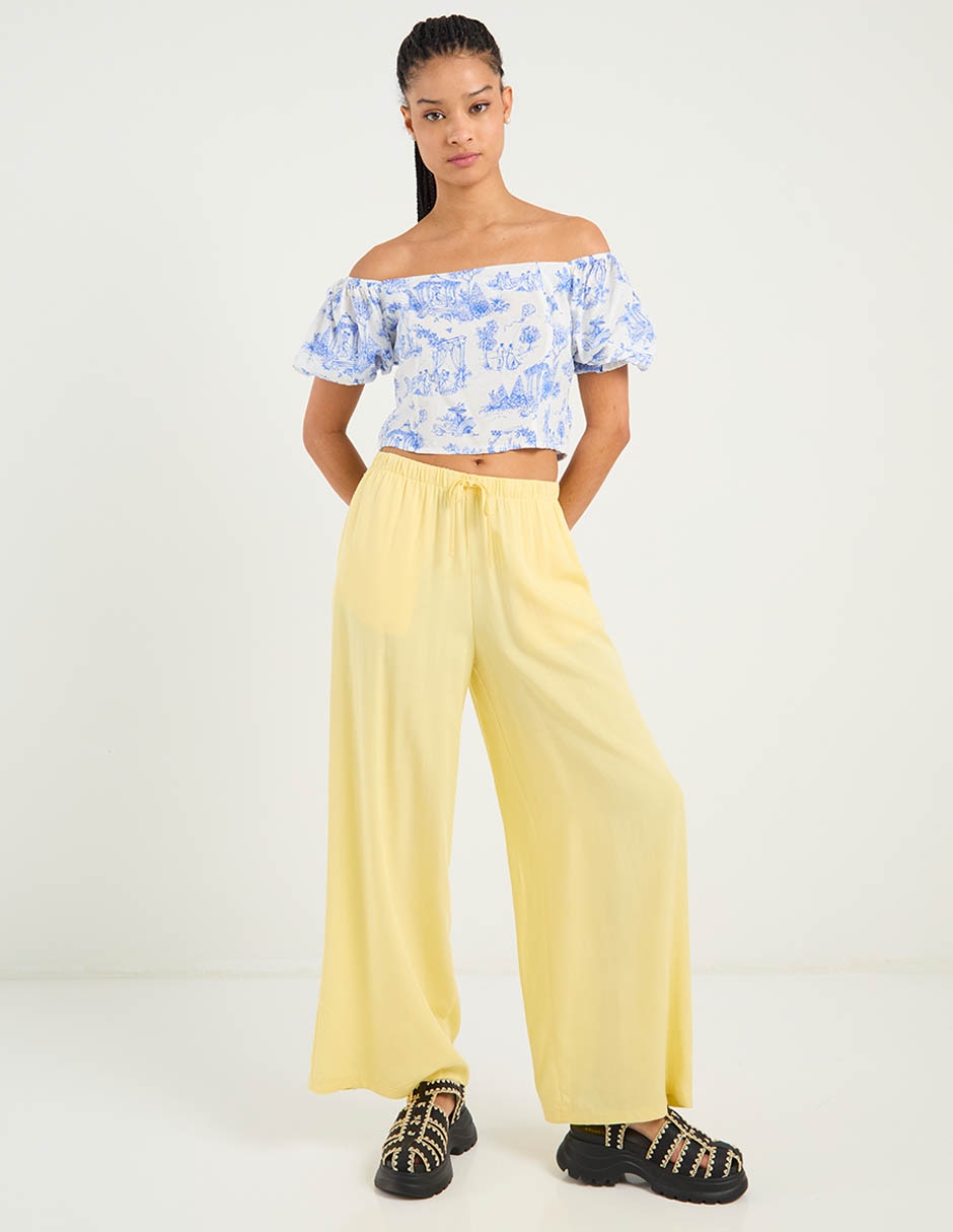 Pantalón relaxed amplio para mujer 3