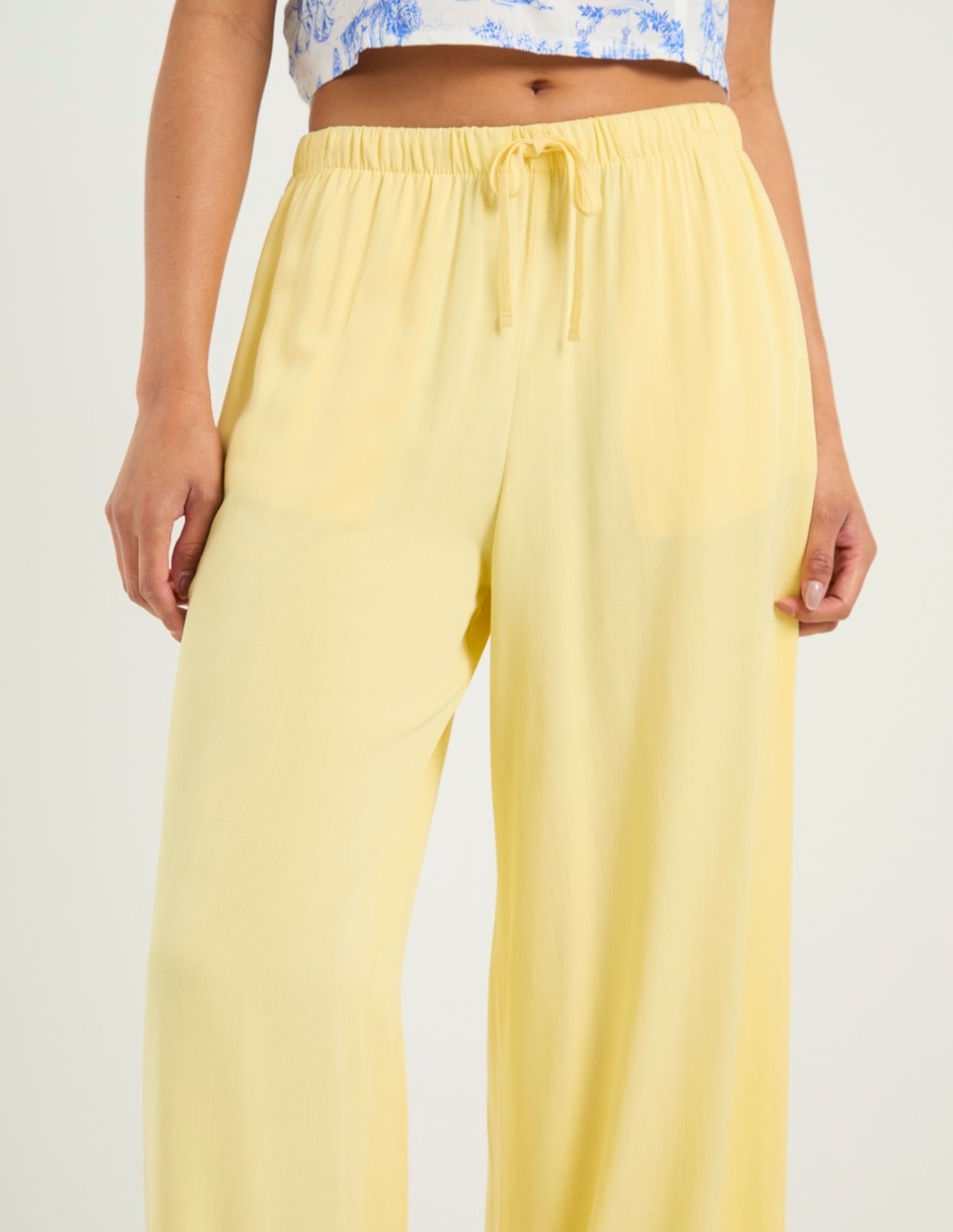 Pantalón relaxed amplio para mujer 4