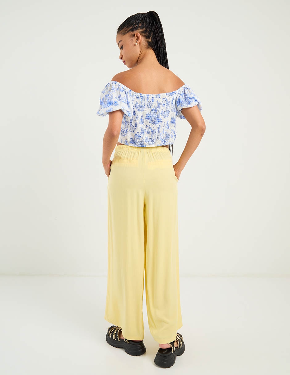 Pantalón relaxed amplio para mujer 6